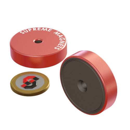 AlNiCo Shallow Pot Magnet - Supreme Magnets