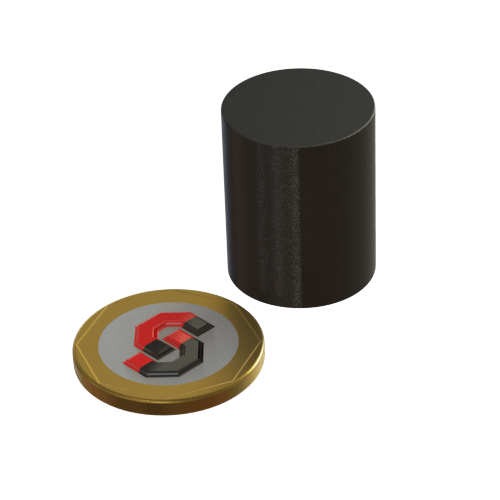Ferrite magnet : 20mm OD x 25mm T disc - Supreme Magnets