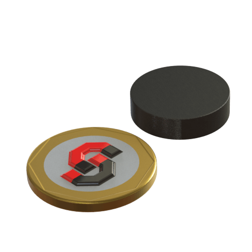 Ferrite magnet : 20mm OD x 5mm T disc - Supreme Magnets
