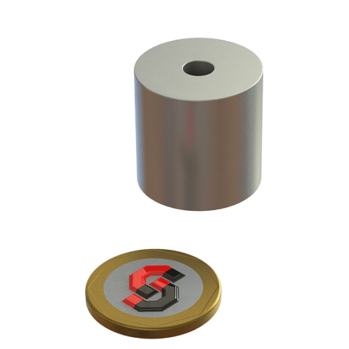 N52 Neodymium magnet ring : 25mm OD x 6mm ID x 25mm T - Supreme Magnets