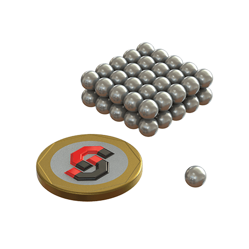 N52 Neodymium magnet sphere : 5mm D - Supreme Magnets