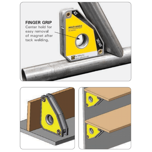 Strong Hand Standard Magnet Squares Fitup and Welding Magnet Tools - Supreme Magnets