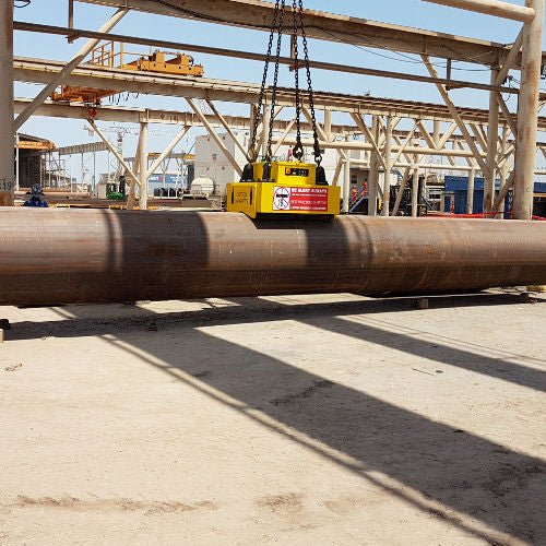 EPML - TUBE Electropermanent Magnet 2 - 12 Meter long steel tube magnetic lifting system - The Quaint Magnet Shop of Supreme Magnets