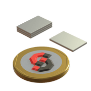 N52 Neodymium magnet block : 15mm L x 10mm W x 1mm H - The Quaint Magnet Shop of Supreme Magnets