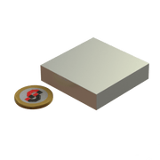 N52 Neodymium magnet block : 50mm L x 50mm W x 10mm H - The Quaint Magnet Shop of Supreme Magnets