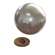 N52 Neodymium magnet sphere : 50mm OD - The Quaint Magnet Shop of Supreme Magnets