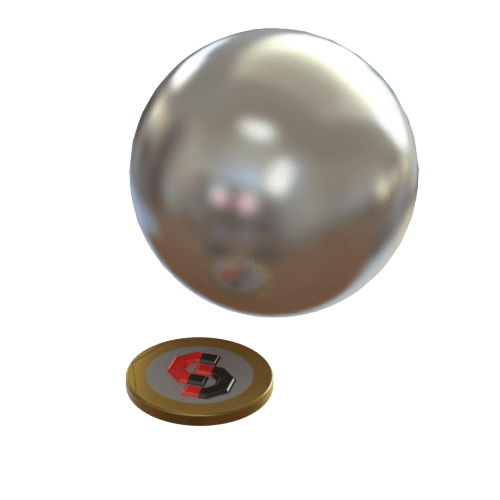 N52 Neodymium magnet sphere : 50mm OD - The Quaint Magnet Shop of Supreme Magnets