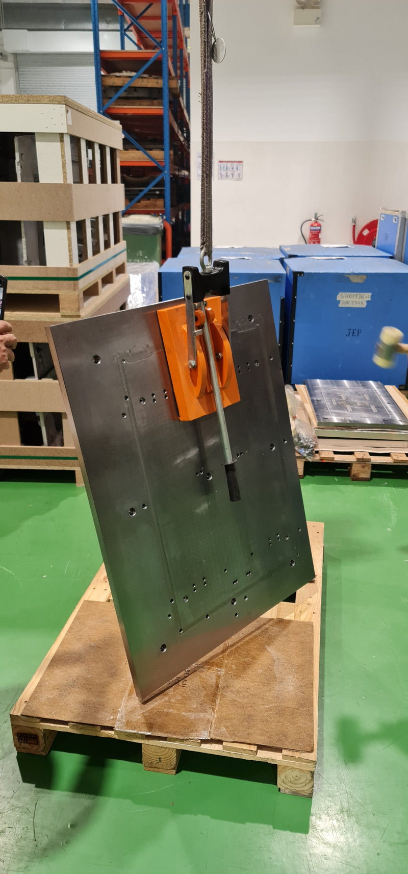 Sheet Lifter : Crane operated steel sheet lifting magnet - The Quaint Magnet Shop of Supreme Magnets