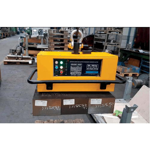EP-BATMAG - Crane operated Autonomous Battery Electropermanent Lifting Magnet - Supreme Magnets
