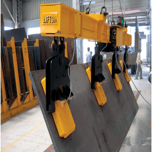 EPML-Plate/Tilt - Electropermanent magnet vertical steel plate lifting spreader magnet - Supreme Magnets