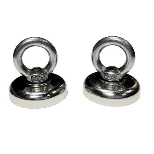 Falcon Claw NA Series Supreme Round Base Neodymium Pot Magnet with Countersunk Hole - The Quaint Magnet Shop