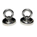Falcon Claw NA Series Supreme Round Base Neodymium Pot Magnet with Countersunk Hole - The Quaint Magnet Shop