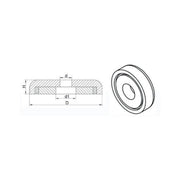 Falcon Claw NB Series Supreme Round Base Neodymium Pot Magnet with Cap Screw Hole - Supreme Magnets