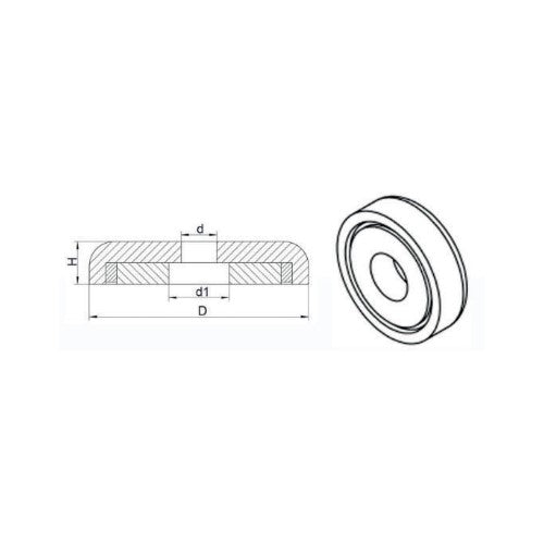 Falcon Claw NB Series Supreme Round Base Neodymium Pot Magnet with Cap Screw Hole - Supreme Magnets