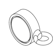 Falcon Claw NP1 Series Round Base Neodymium Fishing Magnet with 1 hanging point c/w Eye-Bolt - Supreme Magnets