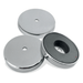 FE Series Ferrite Round Base Pot Magnet with Straight Hole - Supreme Magnets