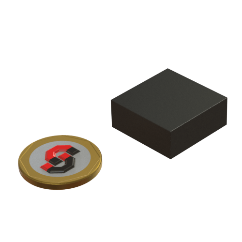 Ferrite magnet : 25mm L x 25mm W x 10mm T block - Supreme Magnets