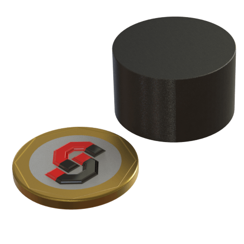 Ferrite magnet : 25mm OD x 15mm T disc - Supreme Magnets