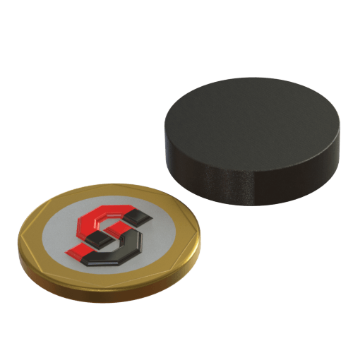 Ferrite magnet : 25mm OD x 6mm T disc - Supreme Magnets