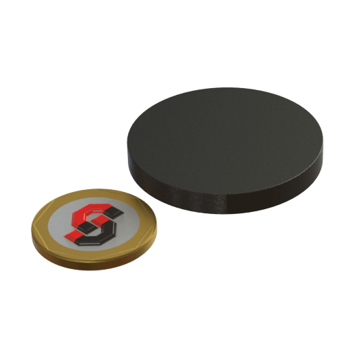 Ferrite magnet : 40mm OD x 5mm T disc - Supreme Magnets