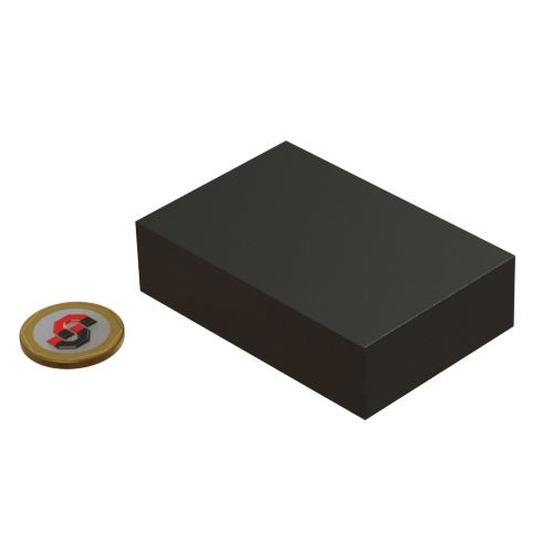 Ferrite magnet : 75mm L x 50mm W x 20mm T block - Supreme Magnets