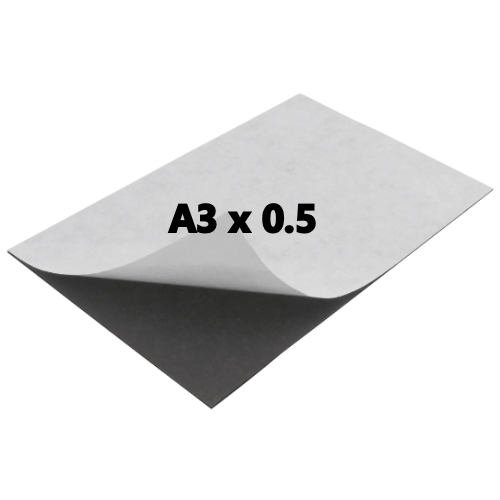 Flexi Magnet Self-Adhesive Sheet A3x0.5mm - Supreme Magnets