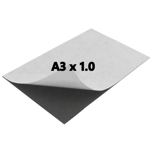 Flexi Magnet Self-Adhesive Sheet A3x1.0mm - Supreme Magnets