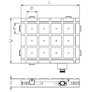 Magna Mill 75 : 75mm Square Pole Electropermanent Magnet milling chuck - Supreme Magnets