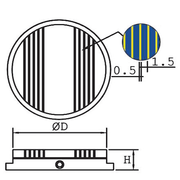 MicroGrind Round : Microfine Pole Round Magnetic Chuck - Supreme Magnets
