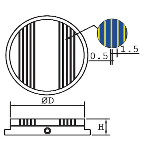 MicroGrind Round : Microfine Pole Round Magnetic Chuck - Supreme Magnets