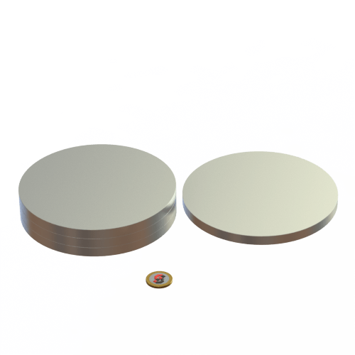 N35 Neodymium magnet disc : 150mm OD x 10mm T - Supreme Magnets