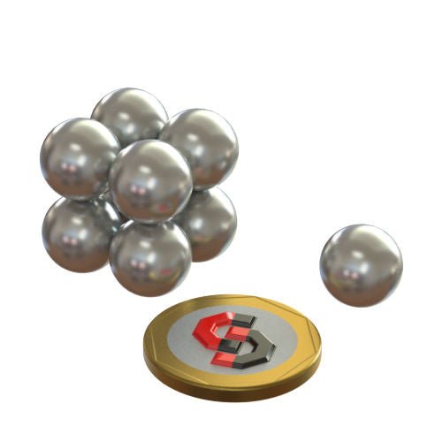 N35 Neodymium magnet sphere : 12mm D - The Quaint Magnet Shop