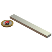 N52 Neodymium magnet block : 100mm L x 12mm W x 5mm T - Supreme Magnets