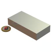 N52 Neodymium magnet block : 100mm L x 50mm W x 20mm T - Supreme Magnets