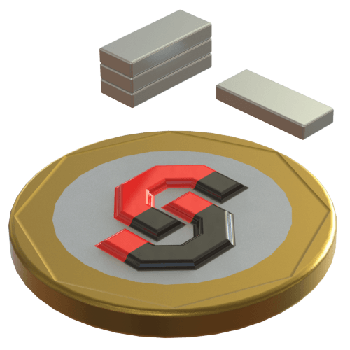 N52 Neodymium magnet block : 10mm L x 4mm W x 1.5mm T - Supreme Magnets