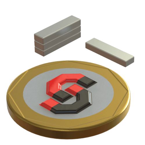 N52 Neodymium magnet block : 12mm L x 3mm W x 1.6mm T - Supreme Magnets