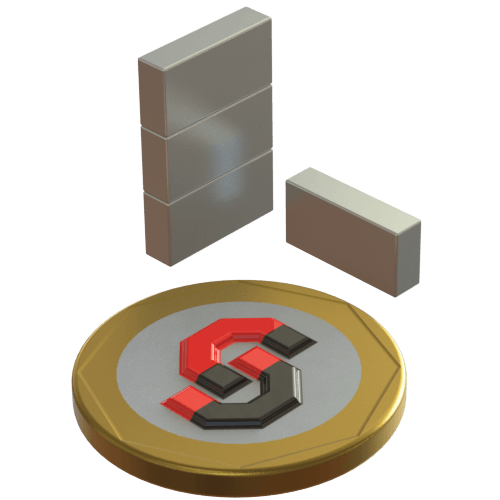 N52 Neodymium magnet block : 12mm L x 3mm W x 6mm T - Supreme Magnets