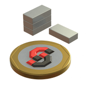N52 Neodymium magnet block : 12mm L x 6mm W x 3mm T - Supreme Magnets