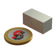 N52 Neodymium magnet block : 25mm L x 12mm W x 12mm T - Supreme Magnets
