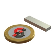 N52 Neodymium magnet block : 25mm L x 6.4mm W x 3mm T - Supreme Magnets