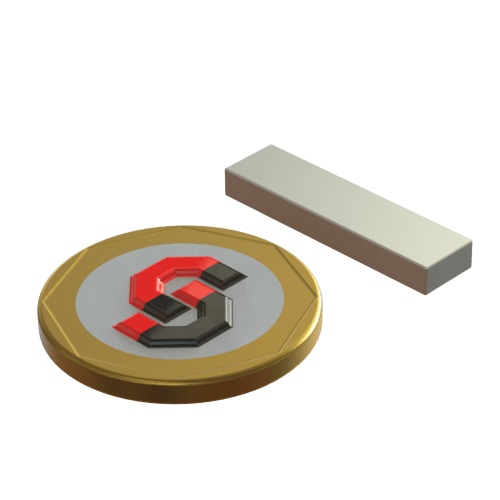 N52 Neodymium magnet block : 25mm L x 6.4mm W x 3mm T - Supreme Magnets