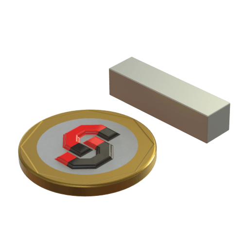 N52 Neodymium magnet block : 25mm L x 6.4mm W x 6mm T - Supreme Magnets