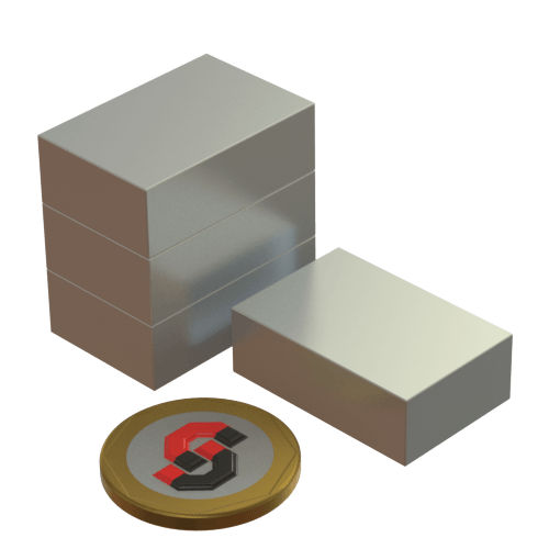 N52 Neodymium magnet block : 30mm L x 20mm W x 10mm T - Supreme Magnets