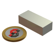 N52 Neodymium magnet block : 34mm L x 15mm W x 10mm T - Supreme Magnets