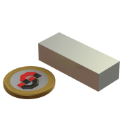 N52 Neodymium magnet block : 40mm L x 15mm W x 10mm T - Supreme Magnets