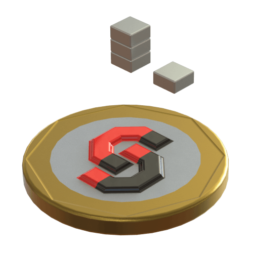N52 Neodymium magnet block : 4mm L x 4mm W x 2mm T - Supreme Magnets