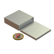 N52 Neodymium magnet block : 50mm L x 50mm W x 5mm T - Supreme Magnets