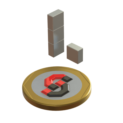 N52 Neodymium magnet block : 6mm L x 3mm W x 6mm T - Supreme Magnets