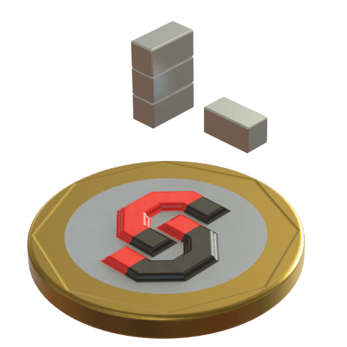 N52 Neodymium magnet block : 6mm L x3mm W x 3mm T - Supreme Magnets