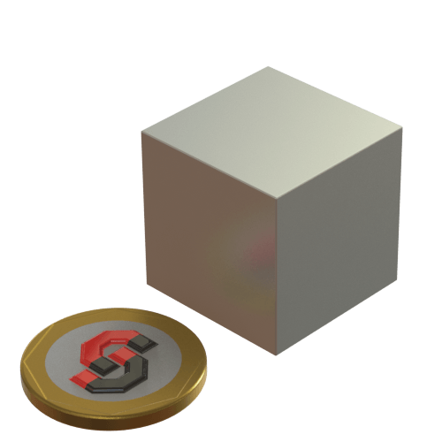 N52 Neodymium magnet cube : 25mm - Supreme Magnets